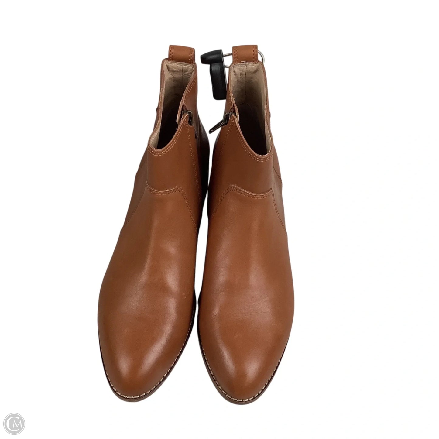 Boots Ankle Heels By Madewell In Brown, Size: 8.5