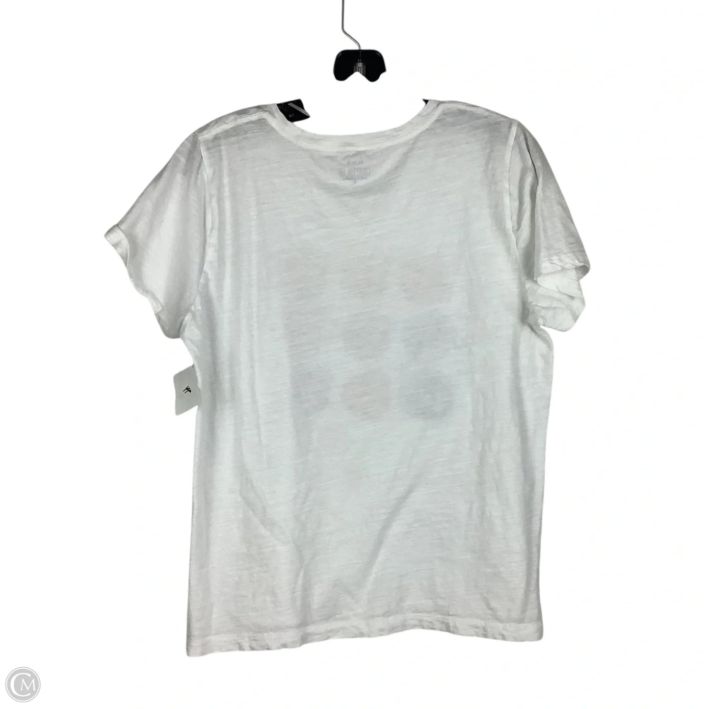 Top Short Sleeve Basic By J. Crew In White, Size: L