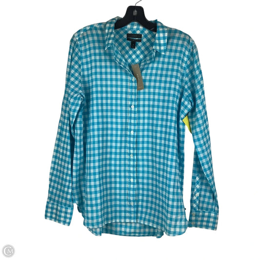 Top Long Sleeve By J. Crew In Blue, Size: 10