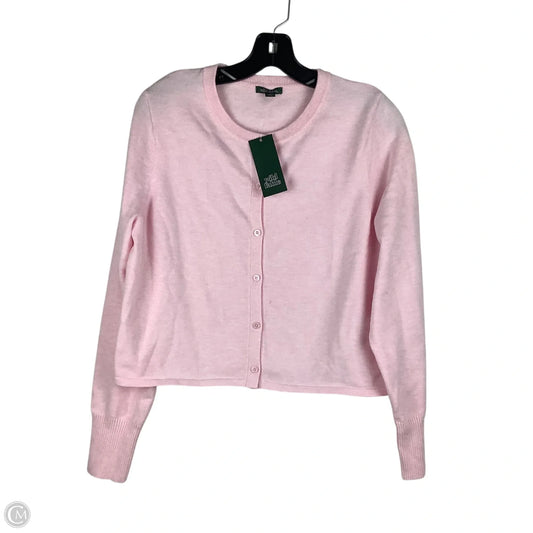 Sweater Cardigan By Wild Fable In Pink, Size: L