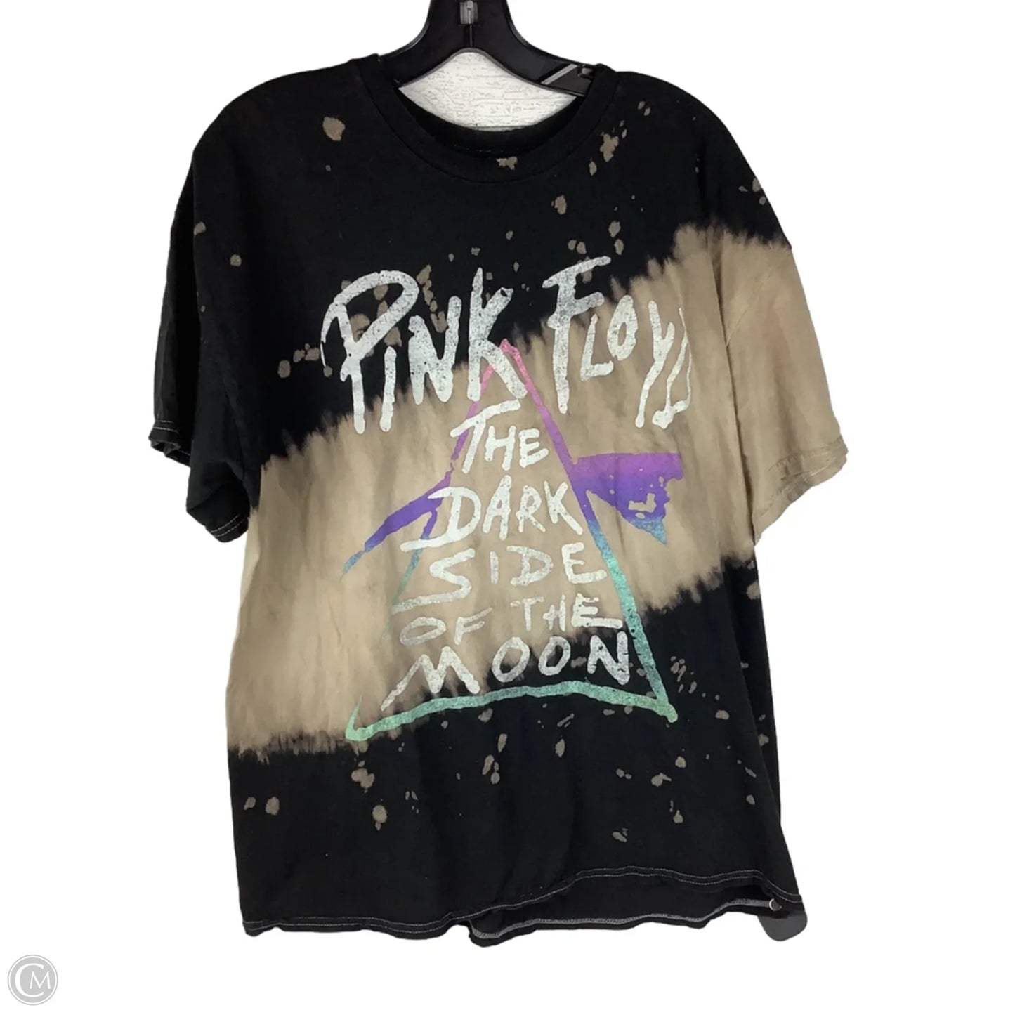 Top Short Sleeve Basic By Clothes Mentor In Black, Size: L