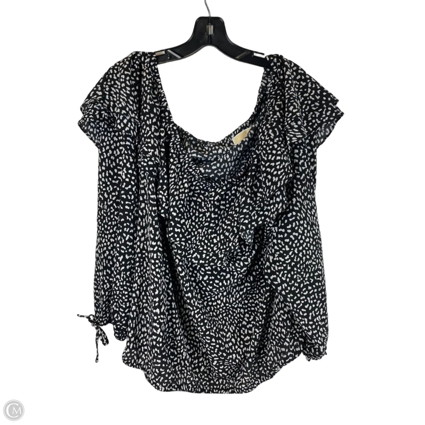 Top LS By Michael By Michael Kors In Black, Size: 2x