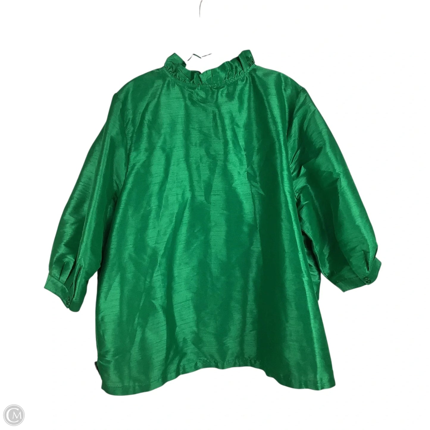 Top Short Sleeve By Crown And Ivy In Green, Size: 4x