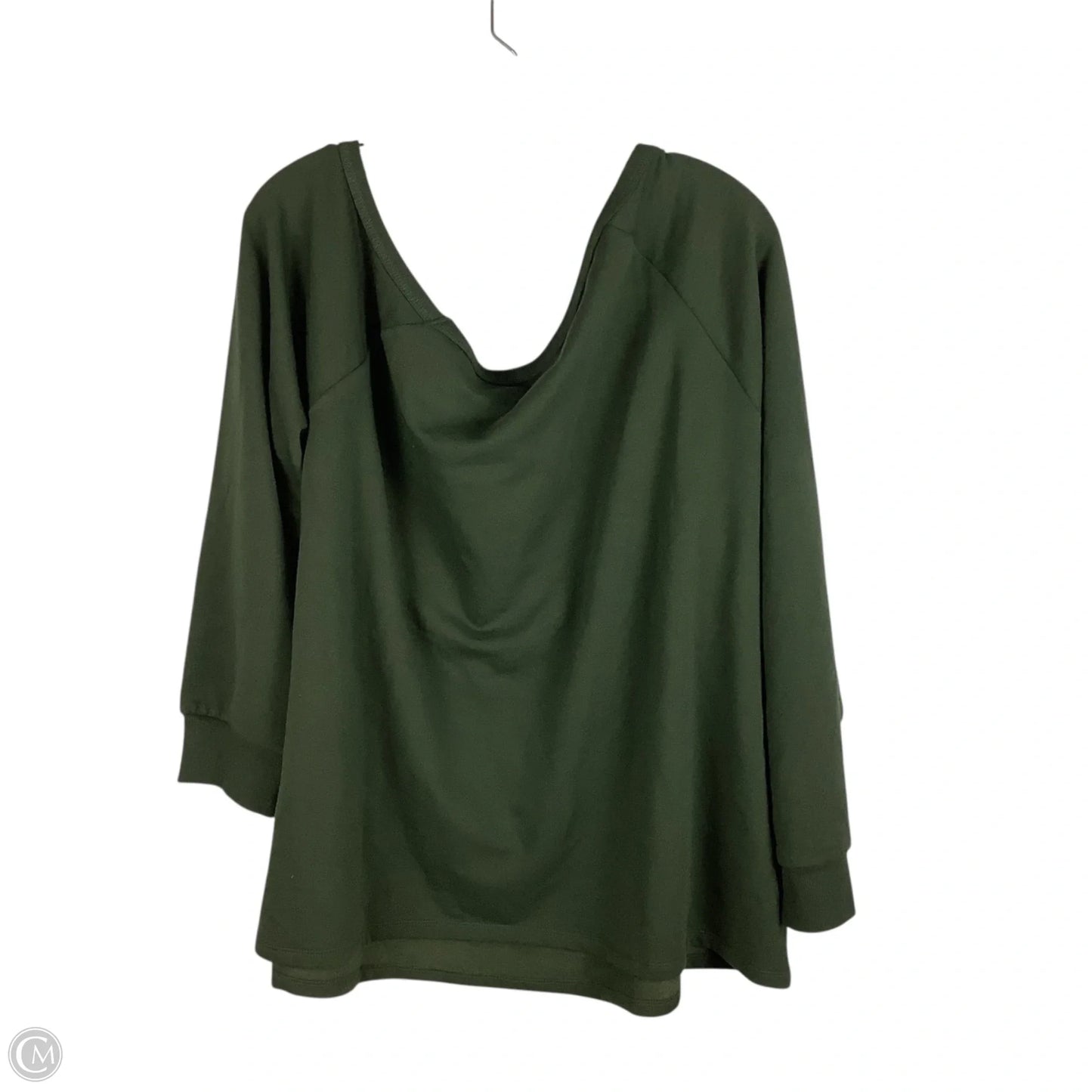 Sweatshirt Crewneck By Torrid In Green, Size: 2x