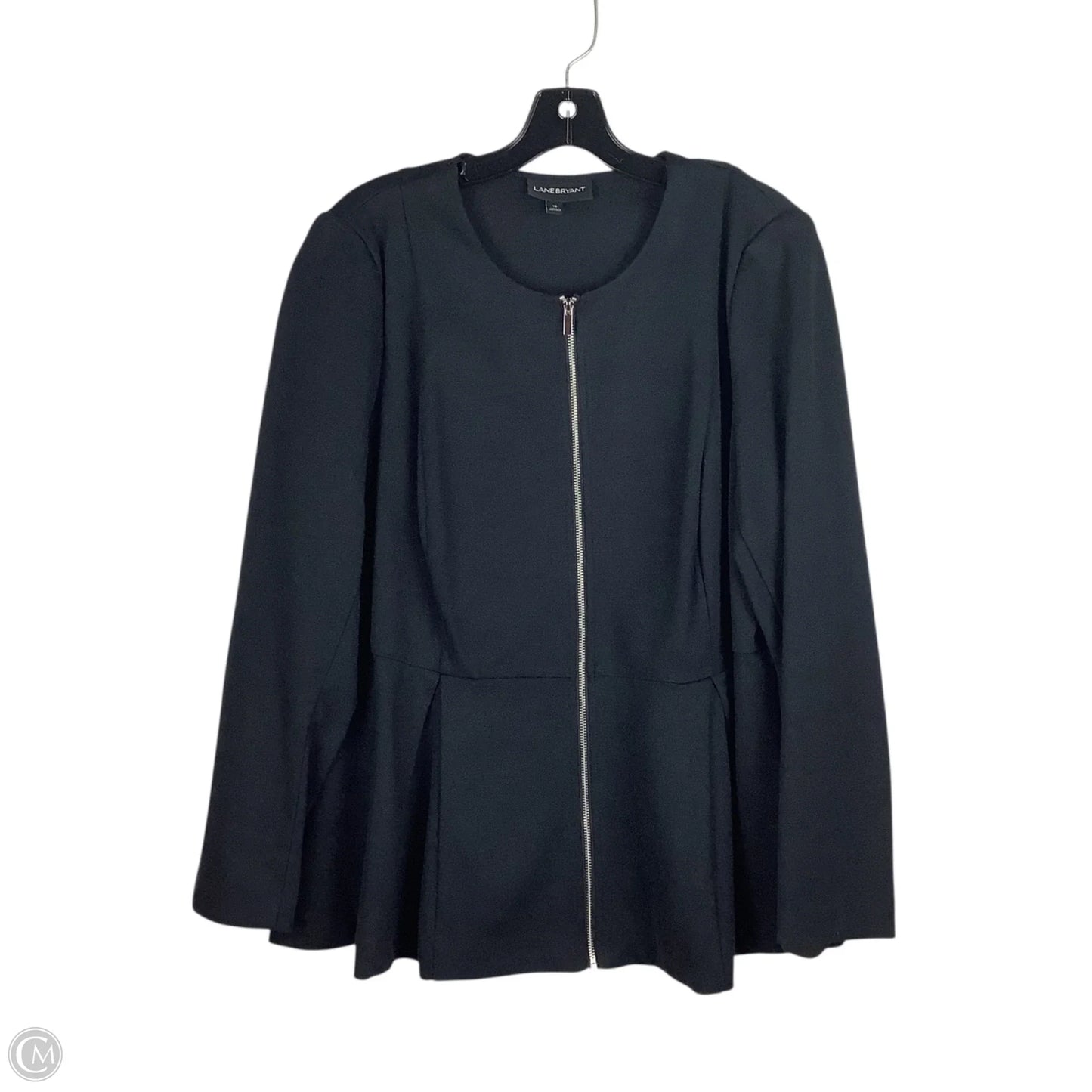 Top Long Sleeve By Lane Bryant In Black, Size: 18
