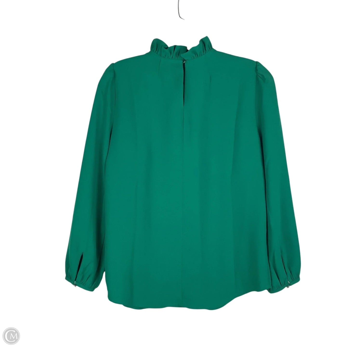 Top Long Sleeve By J. Crew In Green, Size: Xxs