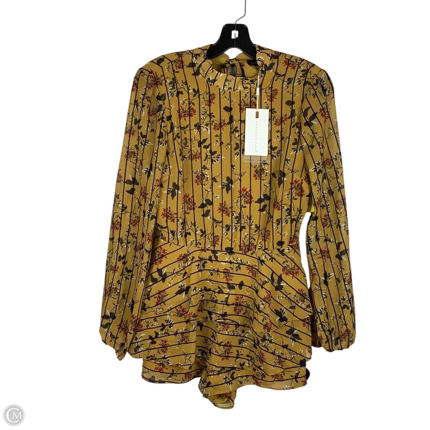 Romper By Endless Rose In Yellow, Size: Xs