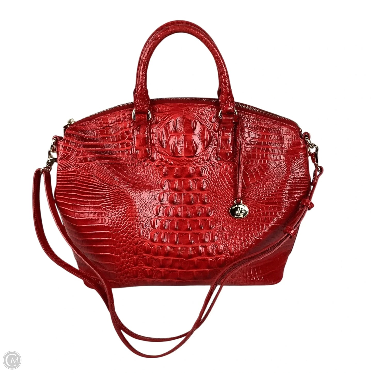 Handbag Designer By Brahmin, Size: Large