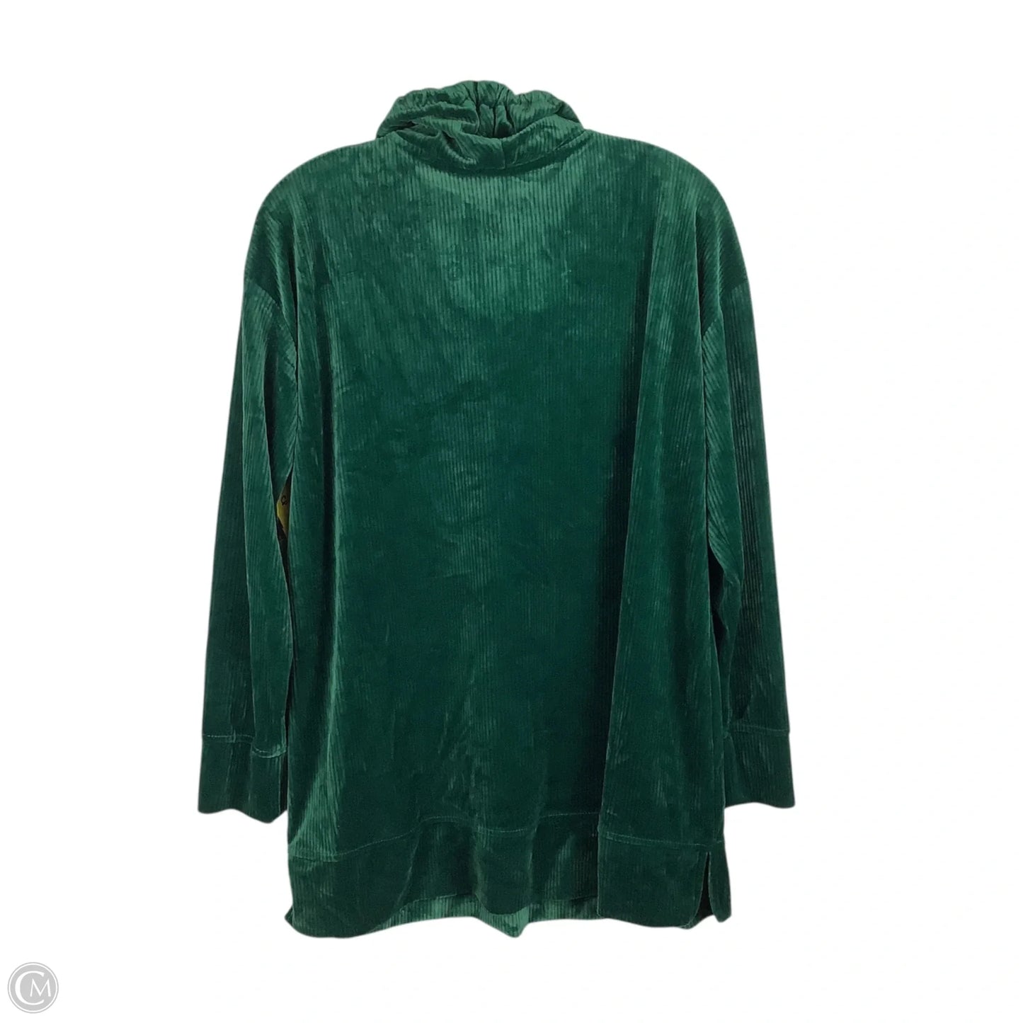 Sweatshirt Collar By Kim Rogers In Green, Size: M