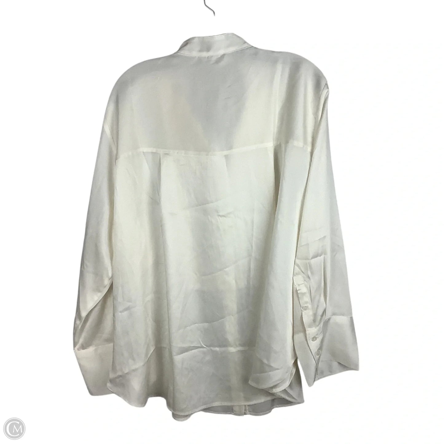 Top Long Sleeve By H&m In White, Size: Xl