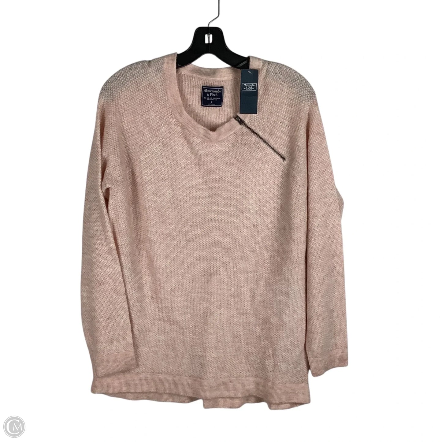 Sweater By Abercrombie And Fitch In Pink, Size: L
