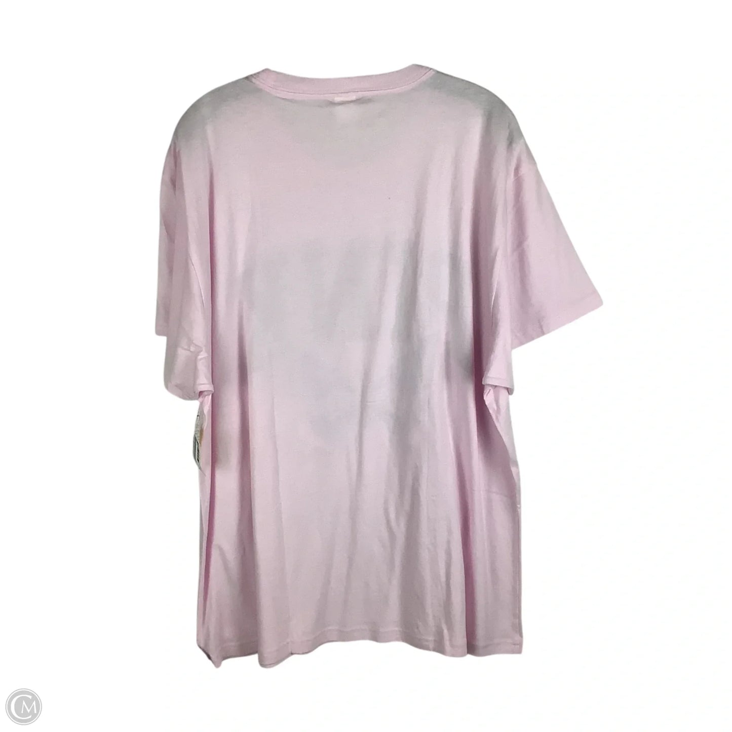 Top Short Sleeve By Pink In Pink, Size: L