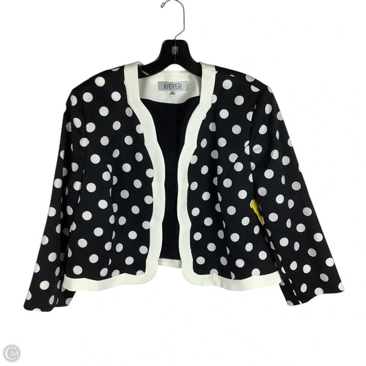 Blazer By Kasper In Polkadot Pattern, Size: 16