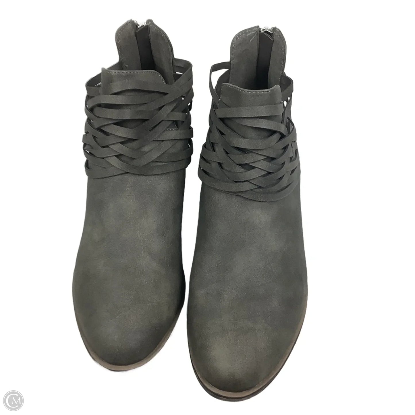 Boots Ankle Heels By Nautica In Grey, Size: 11