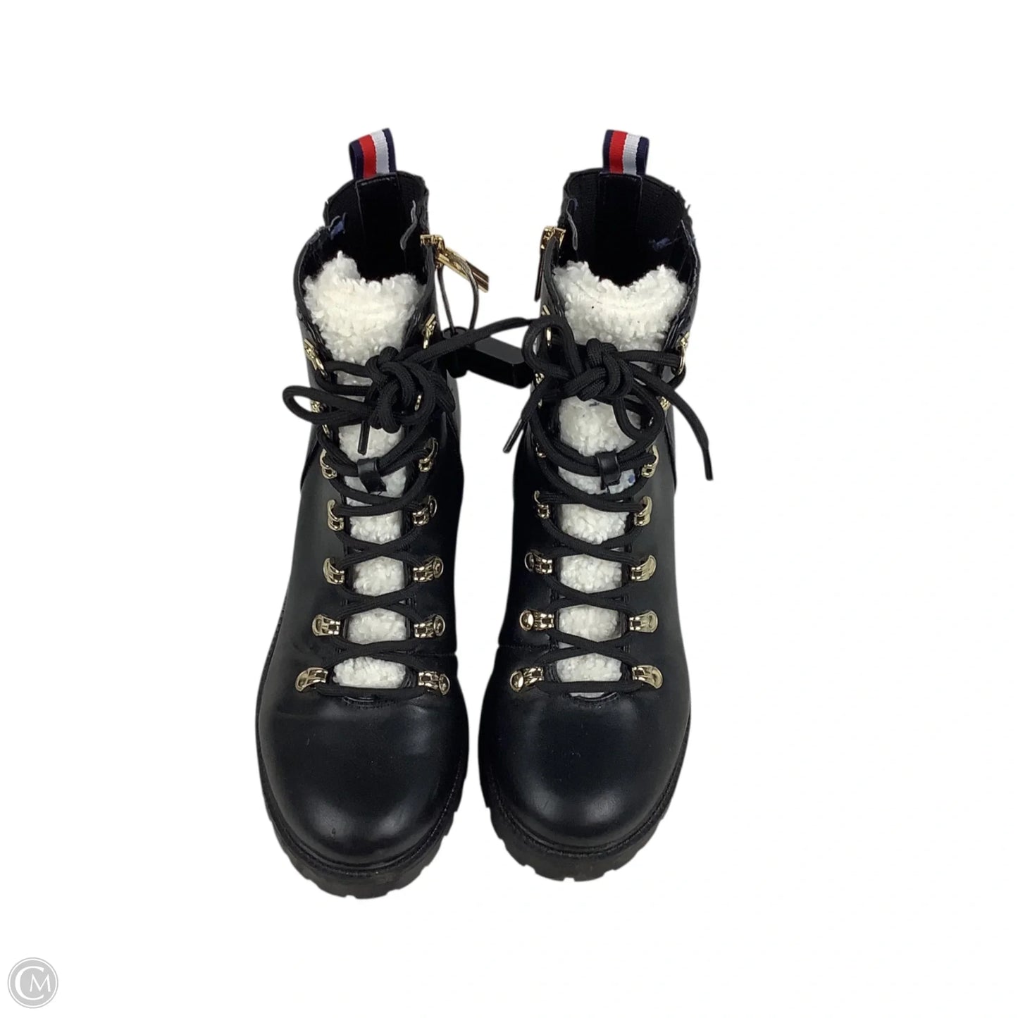 Boots Ankle Heels By Tommy Hilfiger In Black, Size: 7