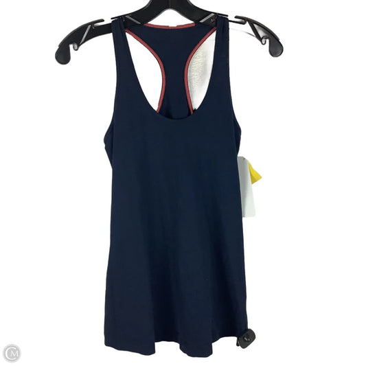 Athletic Tank Top By Lululemon In Navy, Estimated Size 4