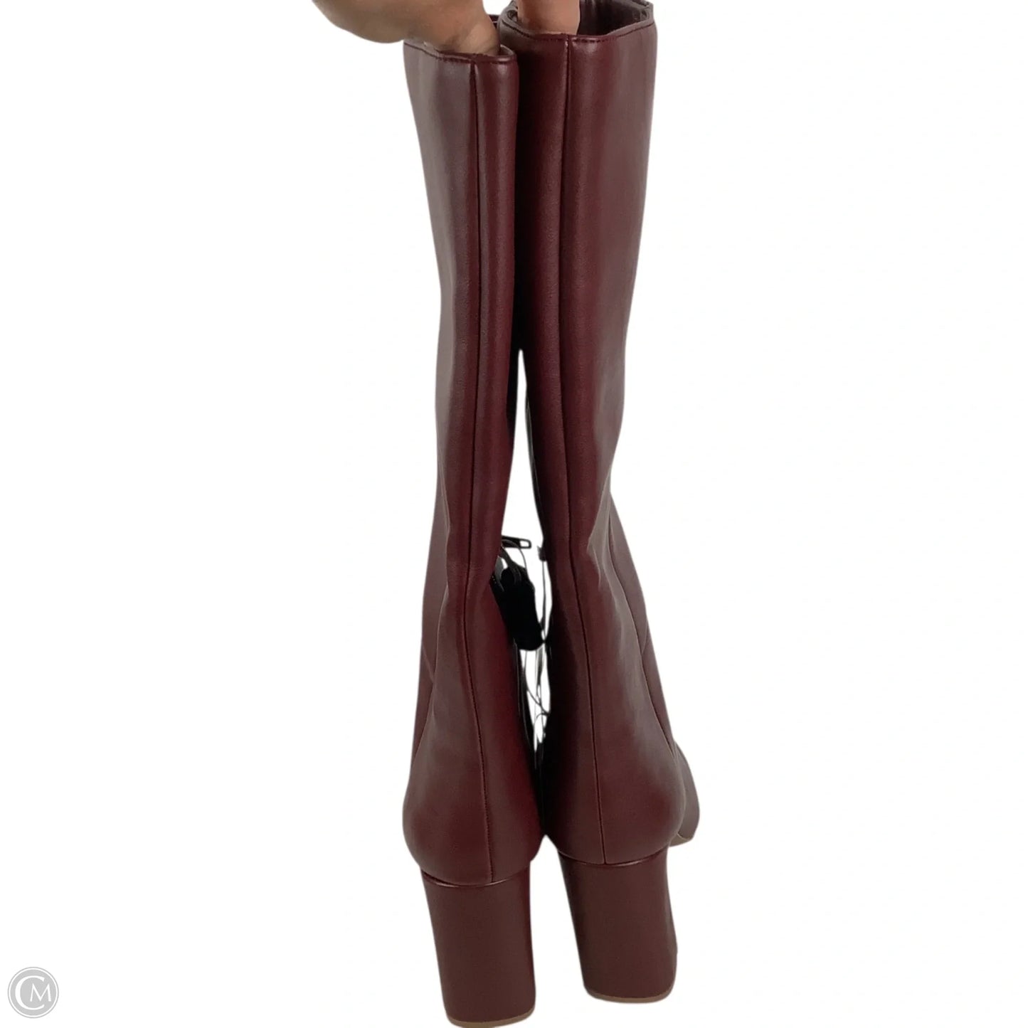 Boots Knee Heels By A New Day In Red, Size: 9