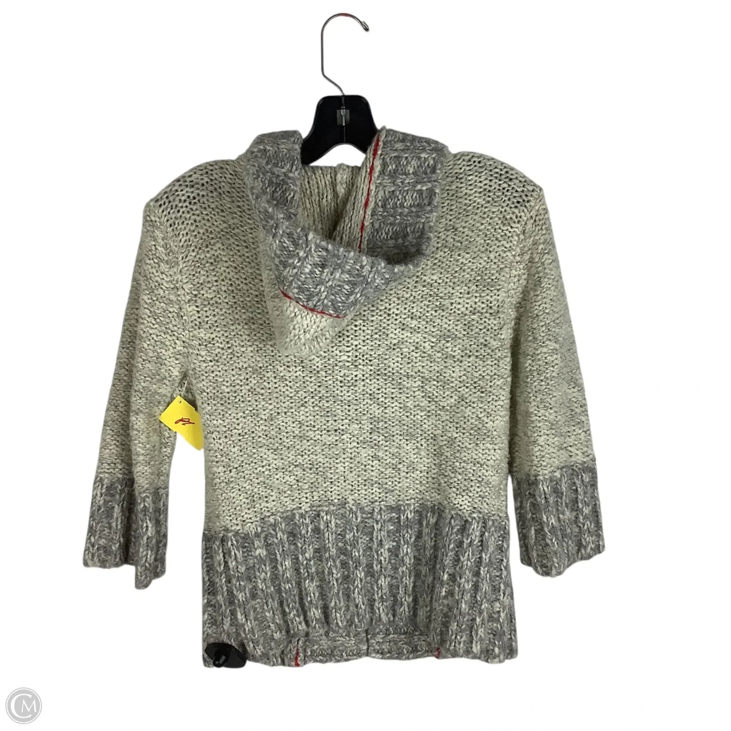 Sweater Cardigan By Free People In Grey, Size: S