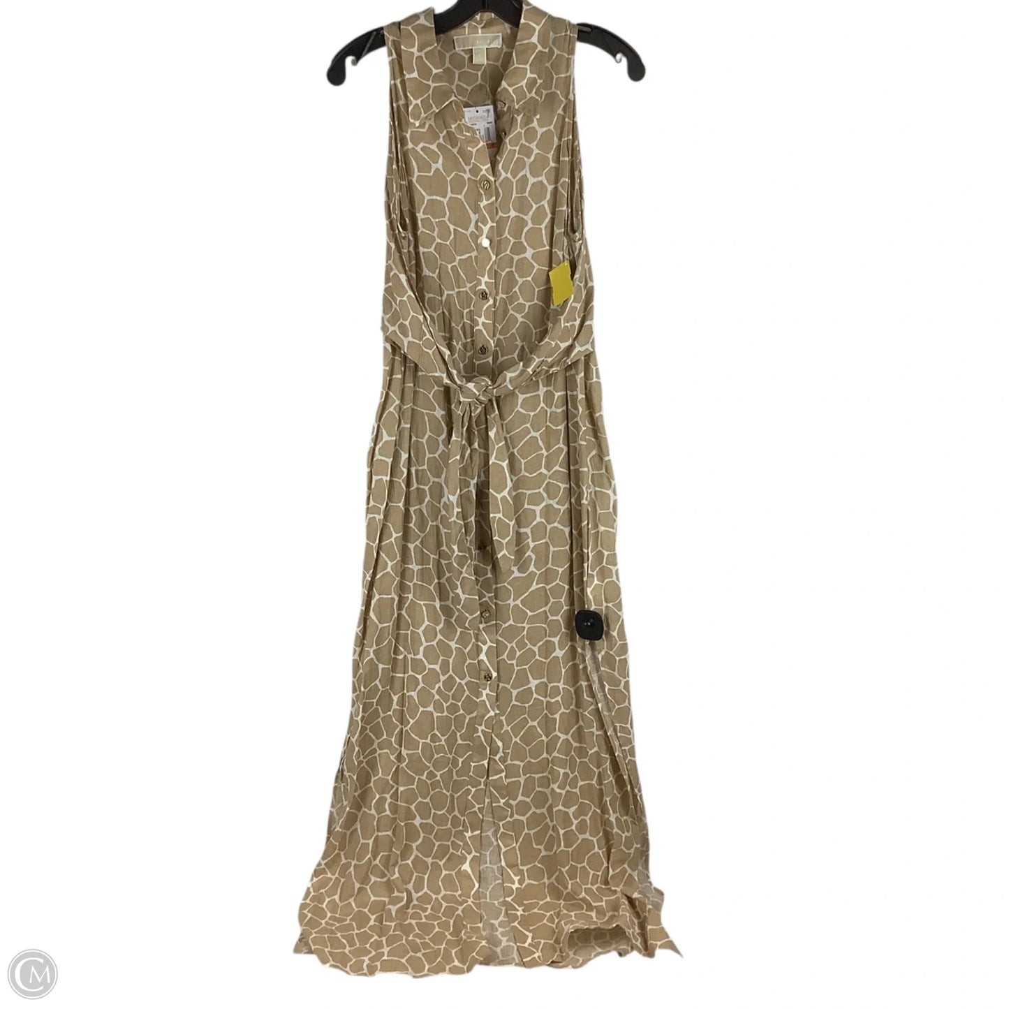 Dress Casual Maxi By Michael By Michael Kors In Cream, Size: S