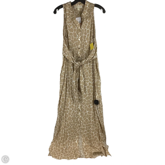 Dress Casual Maxi By Michael By Michael Kors In Cream, Size: S