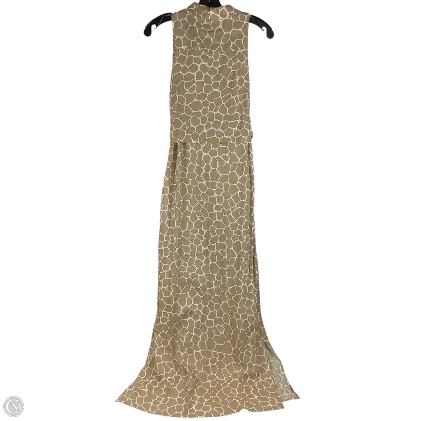 Dress Casual Maxi By Michael By Michael Kors In Cream, Size: S