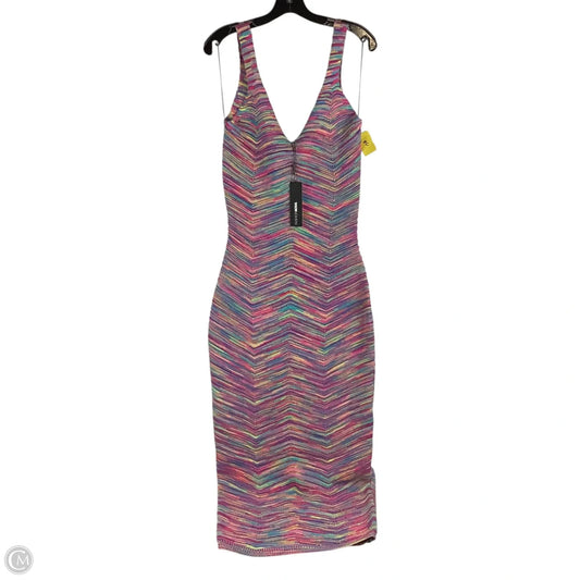 Dress Casual Maxi By Fashion Nova In Multi-colored, Size: Xl