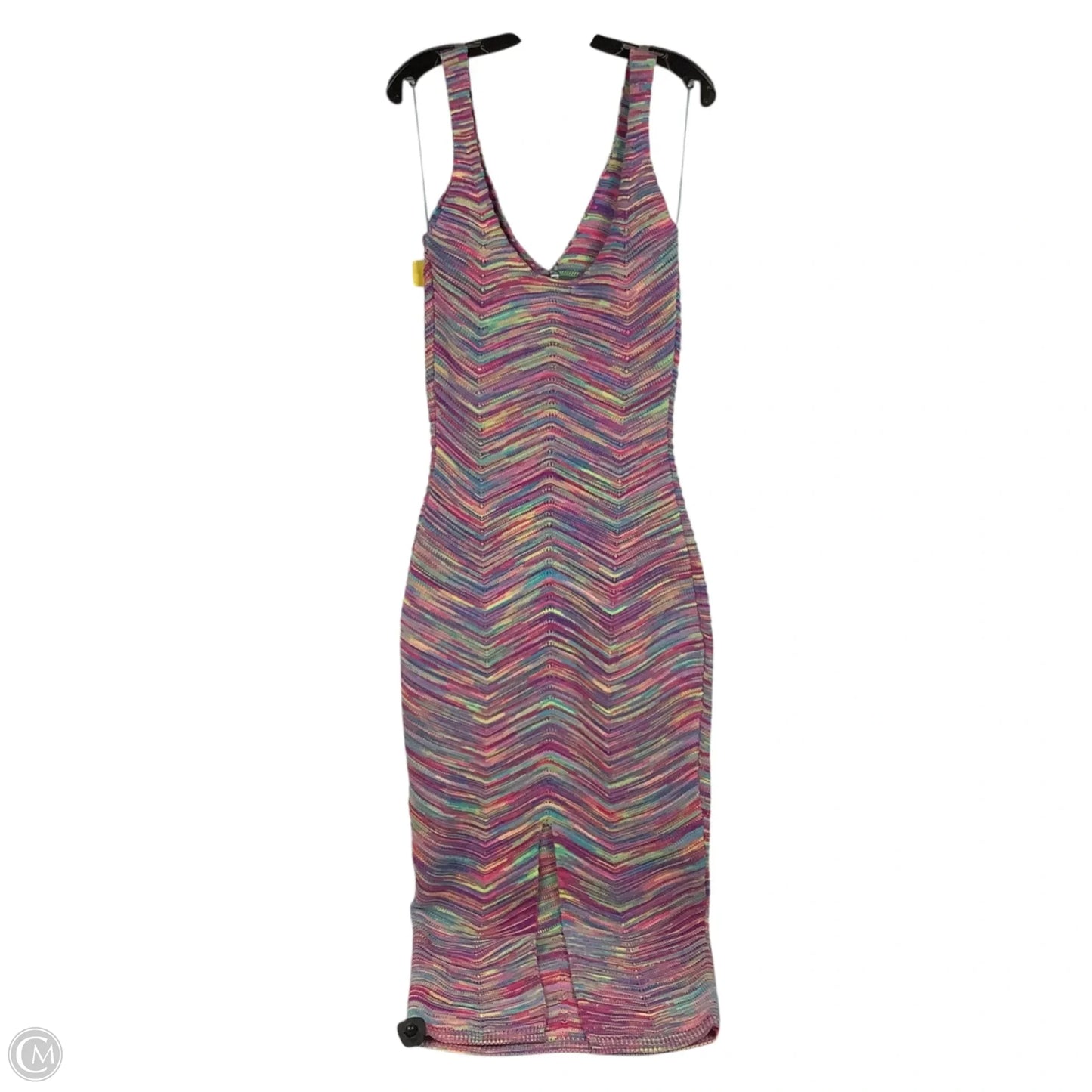 Dress Casual Maxi By Fashion Nova In Multi-colored, Size: Xl