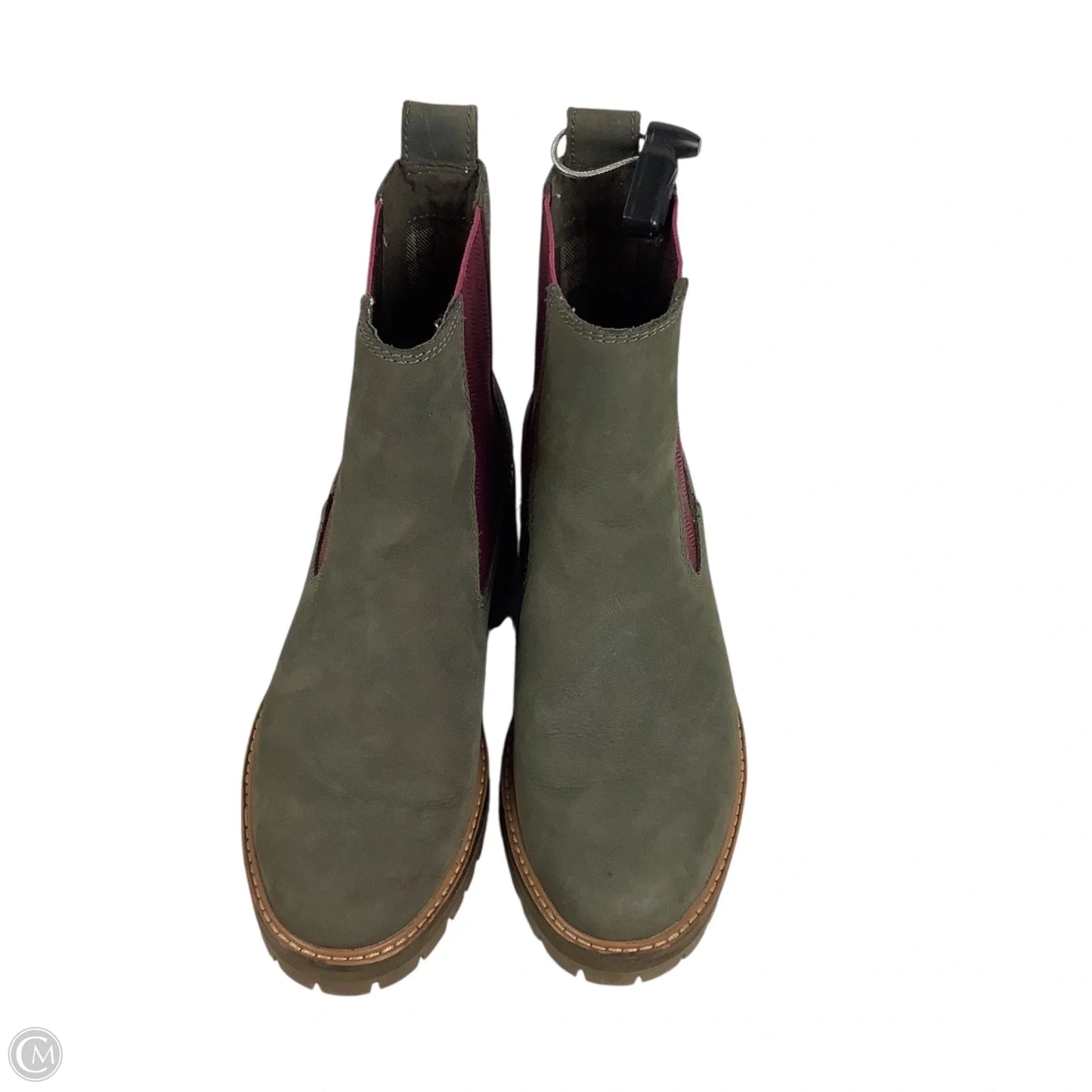 Boots Ankle Heels By Timberland In Green, Size: 8.5