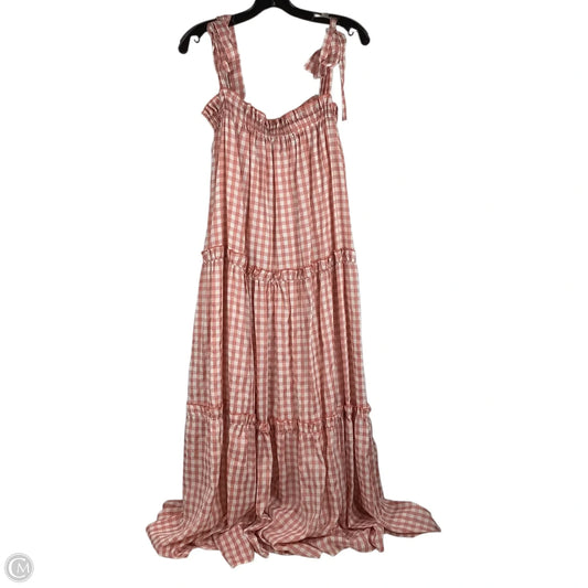 Dress Casual Maxi By &merci In Pink, Size: S