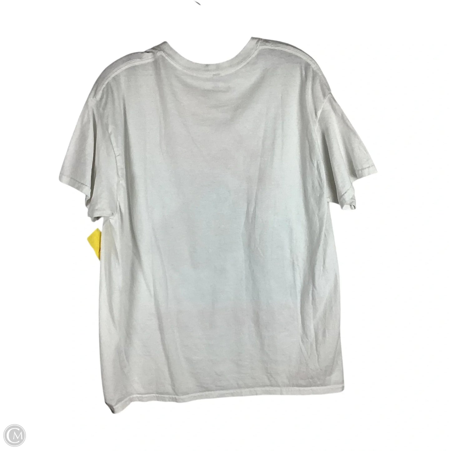 Top Short Sleeve By Clothes Mentor In White, Size: L