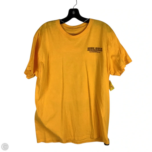 Top Short Sleeve By Clothes Mentor In Yellow, Size: L