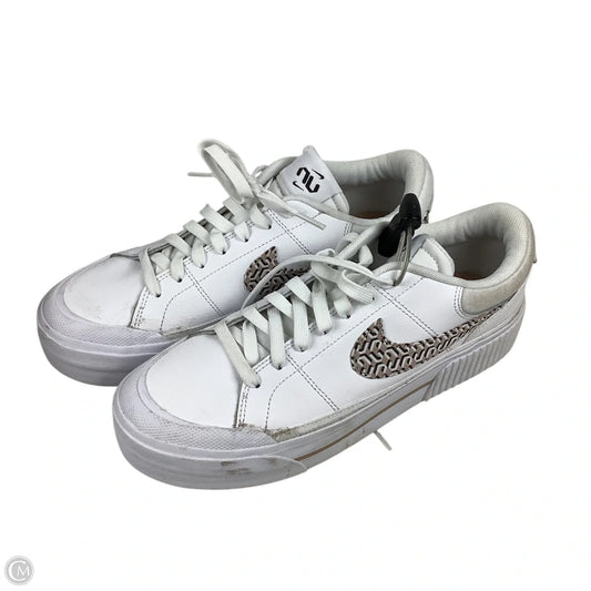 Shoes Sneakers By Nike In White, Size: 9.5