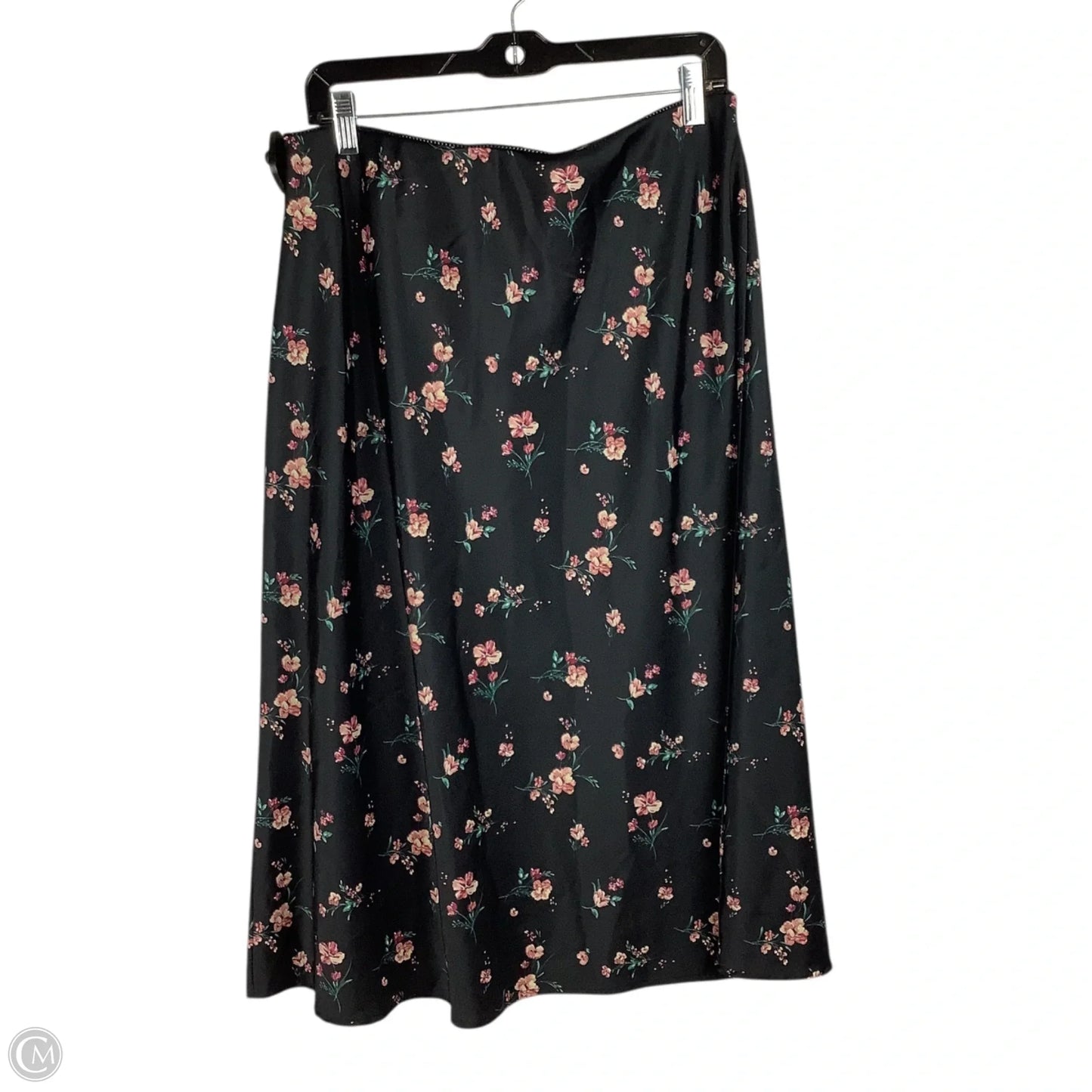 Skirt Midi By Forever 21 In Floral Print, Size: 1x