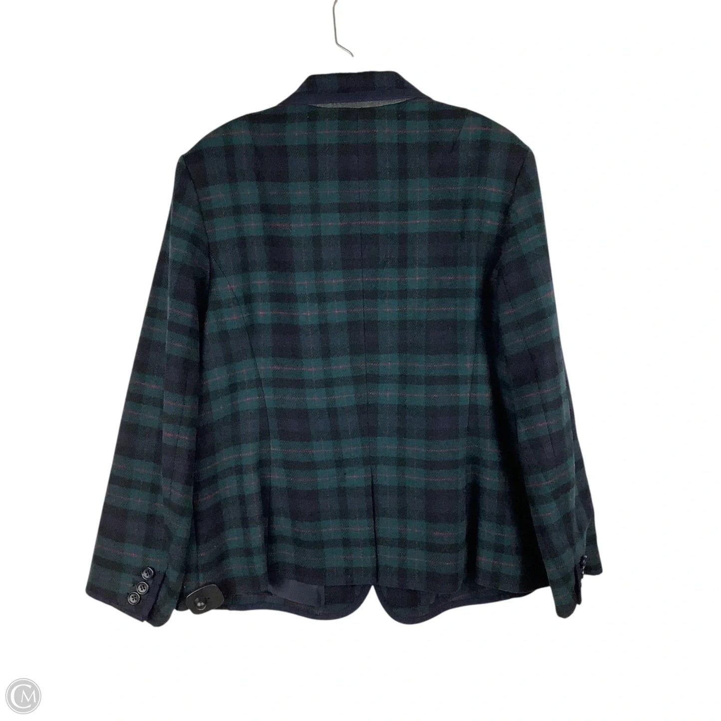 Blazer By Talbots In Plaid Pattern, Size: 16