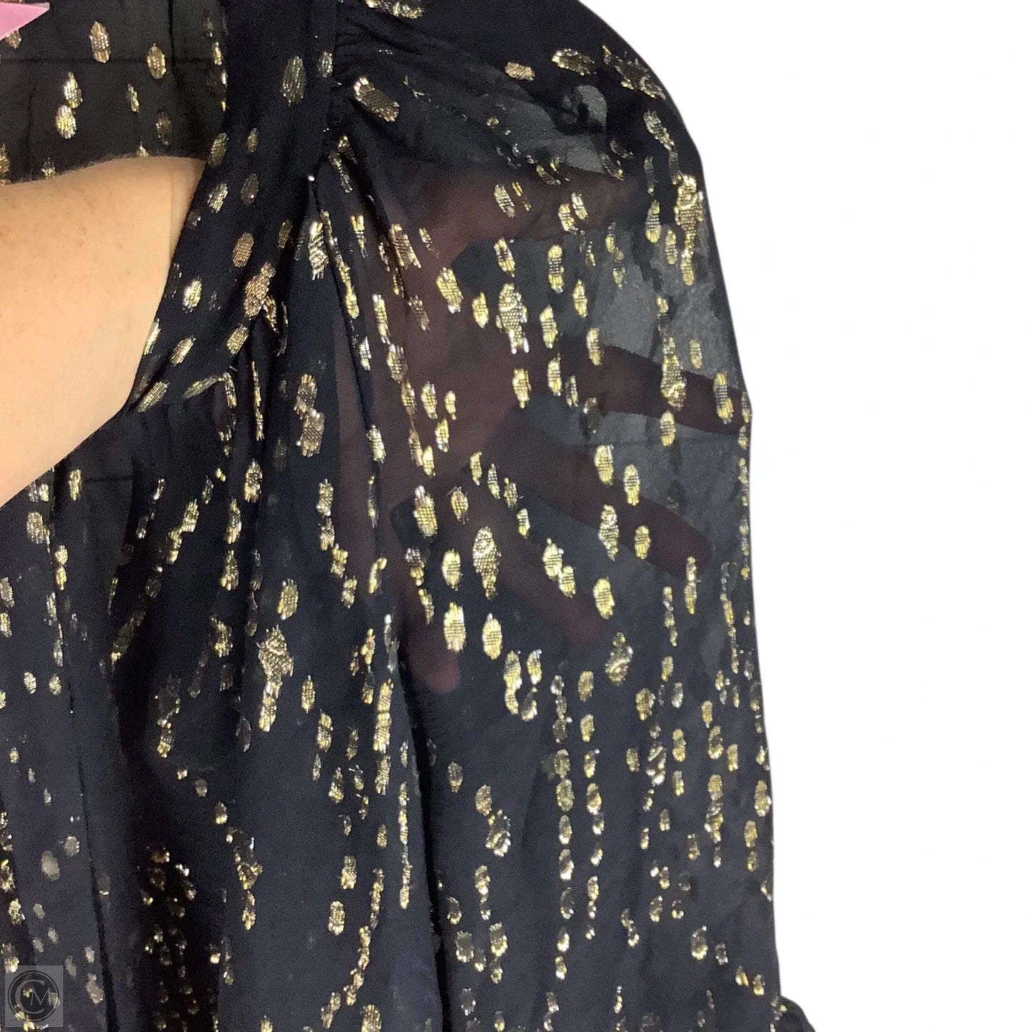 Top Long Sleeve Designer By Lilly Pulitzer In Black, Size: M