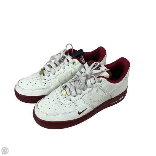 Shoes Athletic By Nike In Red & White, Size: 7