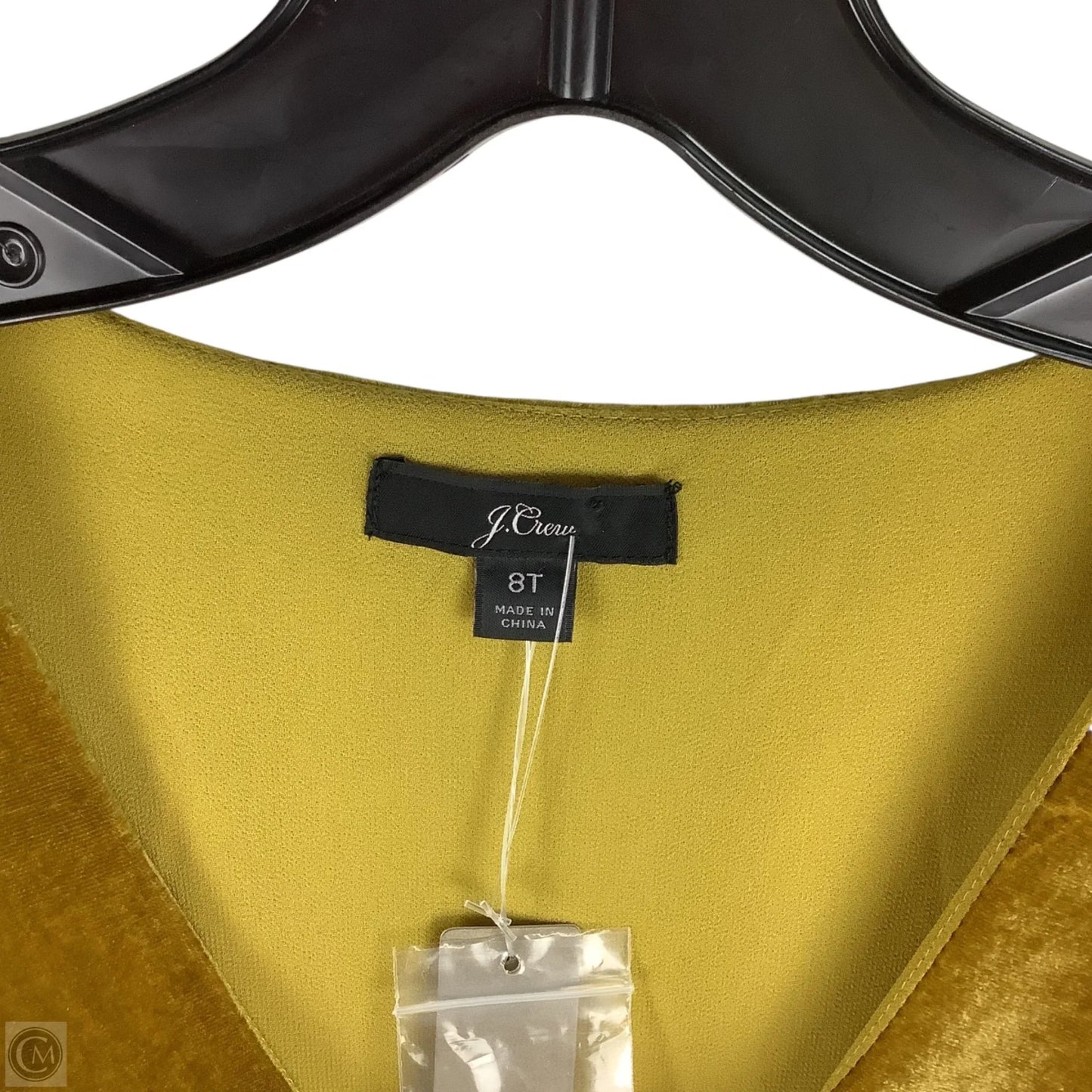 Top Long Sleeve By J. Crew In Yellow, Size: 8 TALL