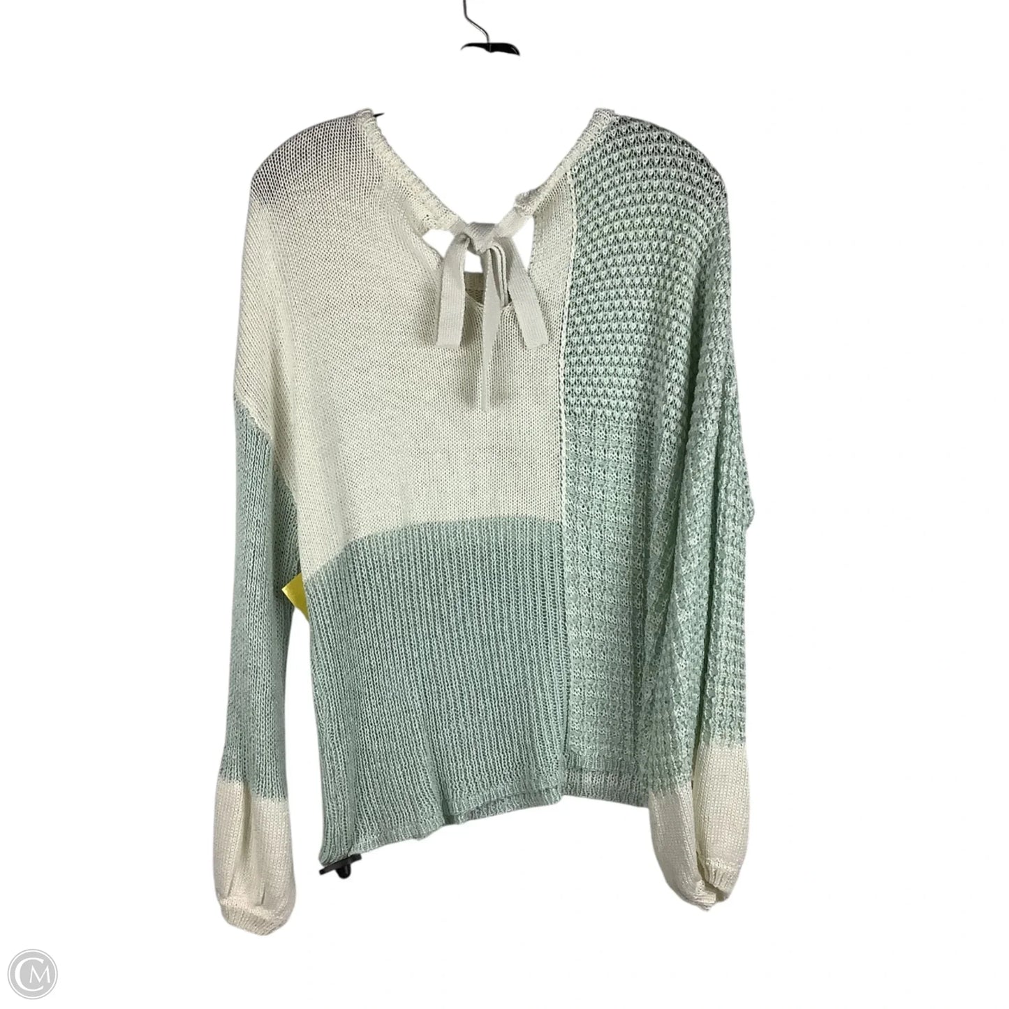 Sweater By Blu Pepper In Blue & White, Size: M