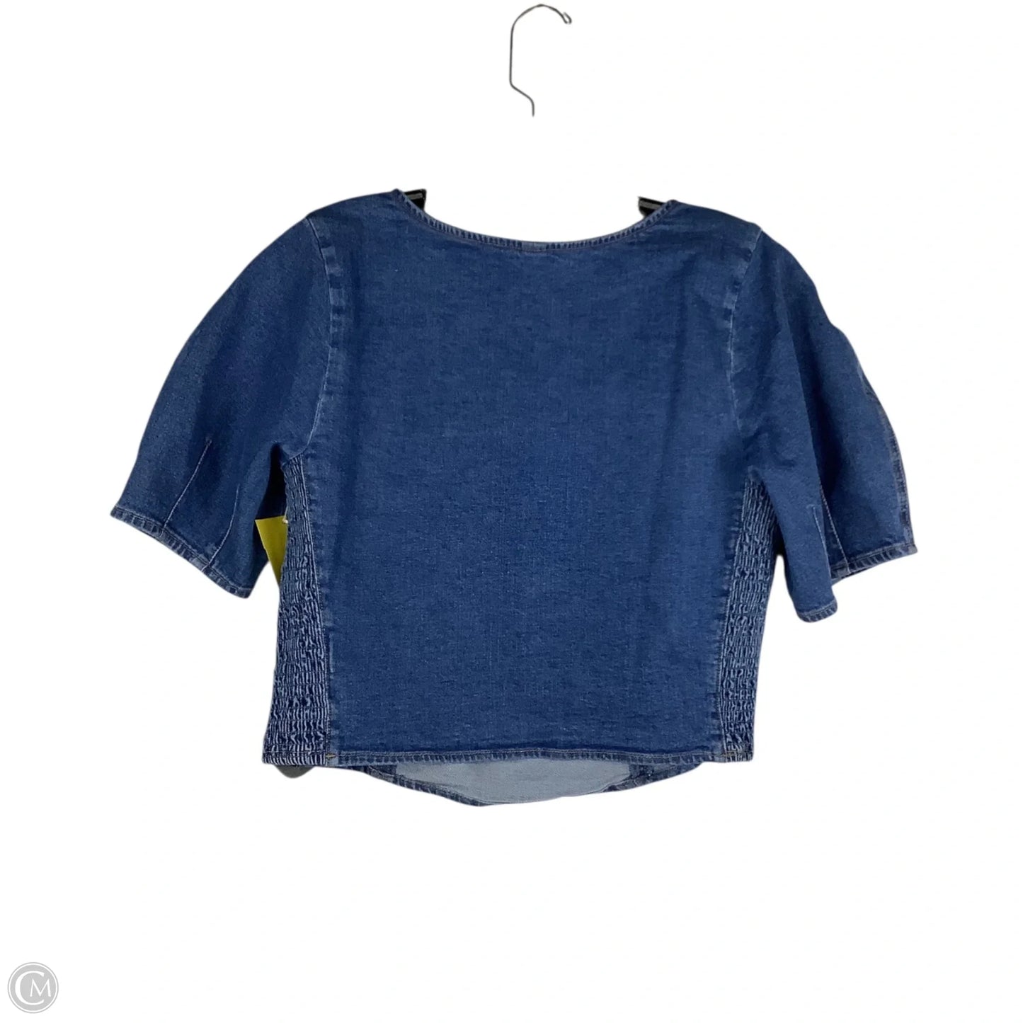 Top Short Sleeve By Old Navy In Blue Denim, Size: M