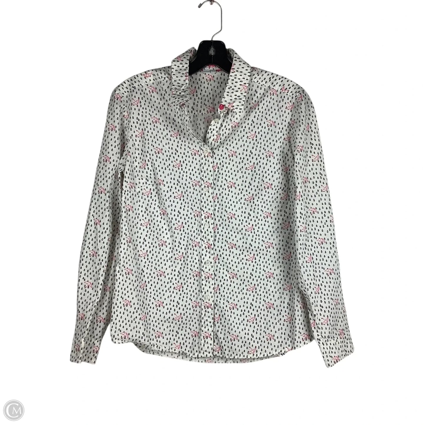 Top Long Sleeve By Boden In Pink, Size: 4