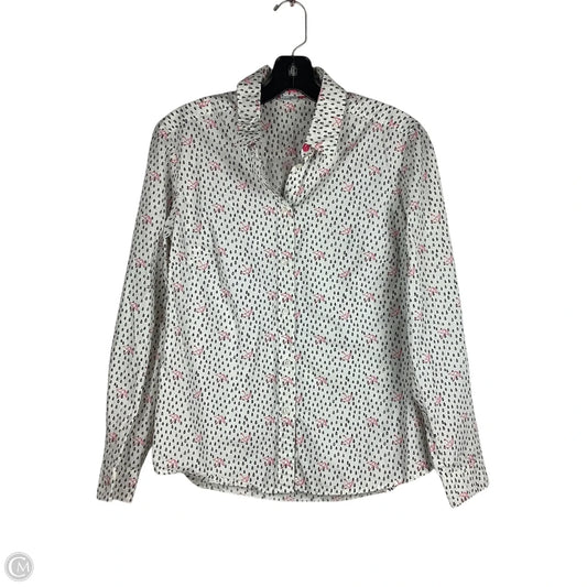 Top Long Sleeve By Boden In Pink, Size: 4