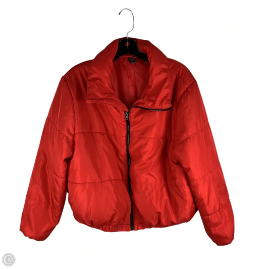 Jacket Puffer & Quilted By Wild Fable In Red, Size: Xl