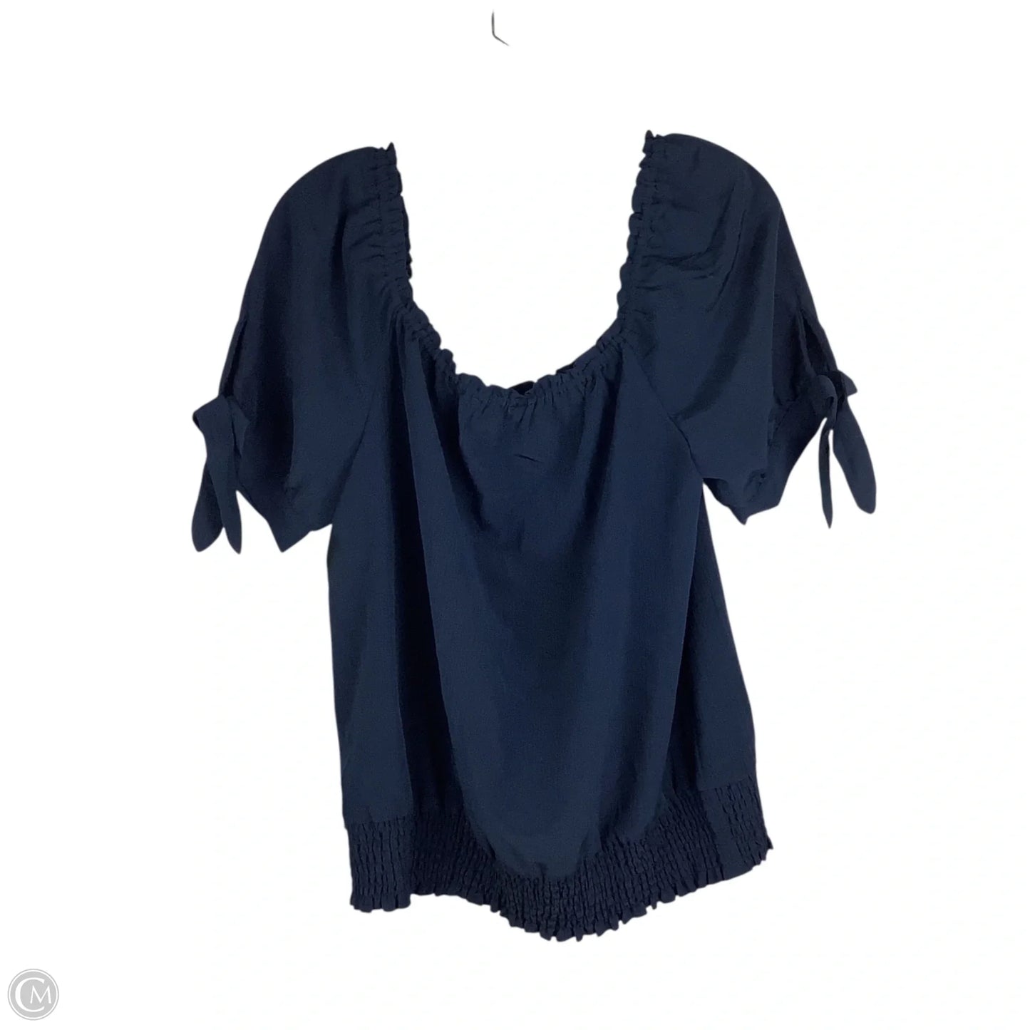 Top Short Sleeve By Michael By Michael Kors In Navy, Size: L