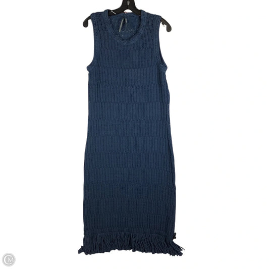 Dress Casual Maxi By Anthropologie In Navy, Size: L