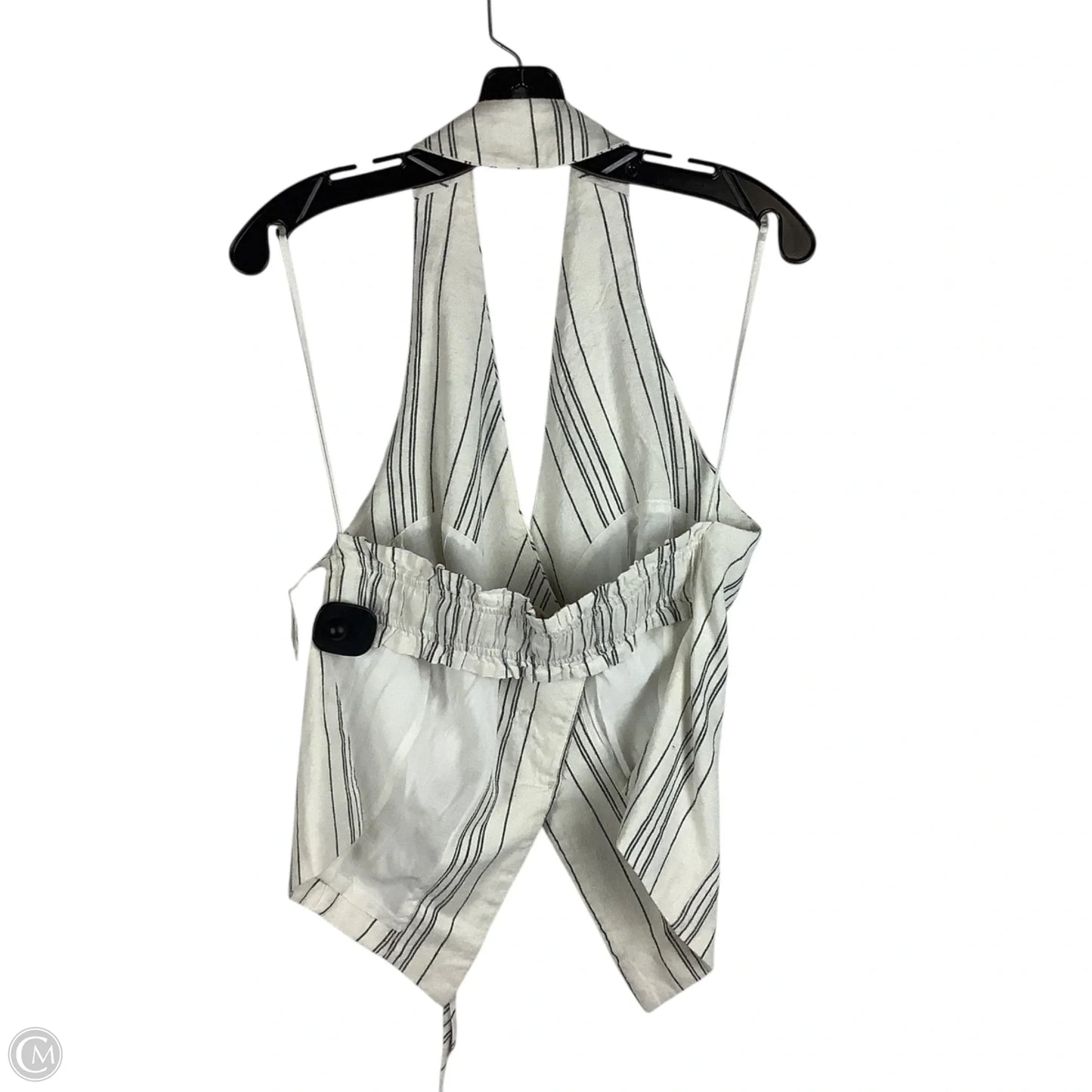 Top Sleeveless By Free People In Striped Pattern, Size: M