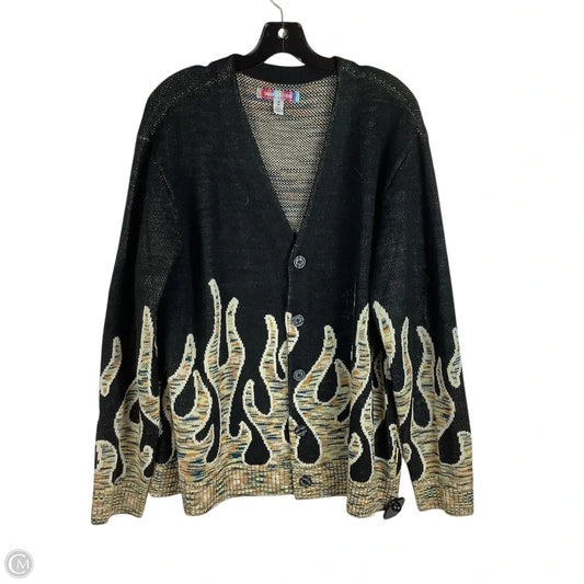 Sweater Cardigan By Urban Outfitters In Black, Size: M