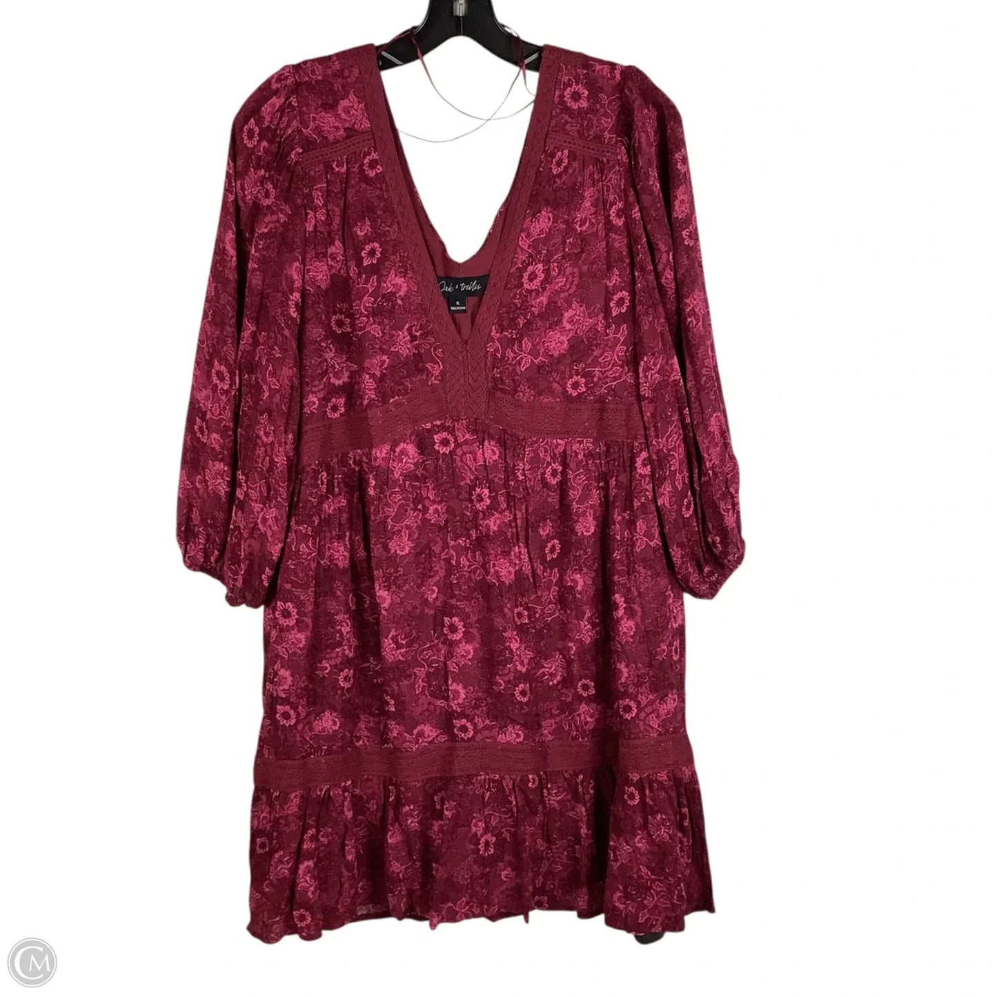 Dress Casual Short By Clothes Mentor In Red, Size: Xl