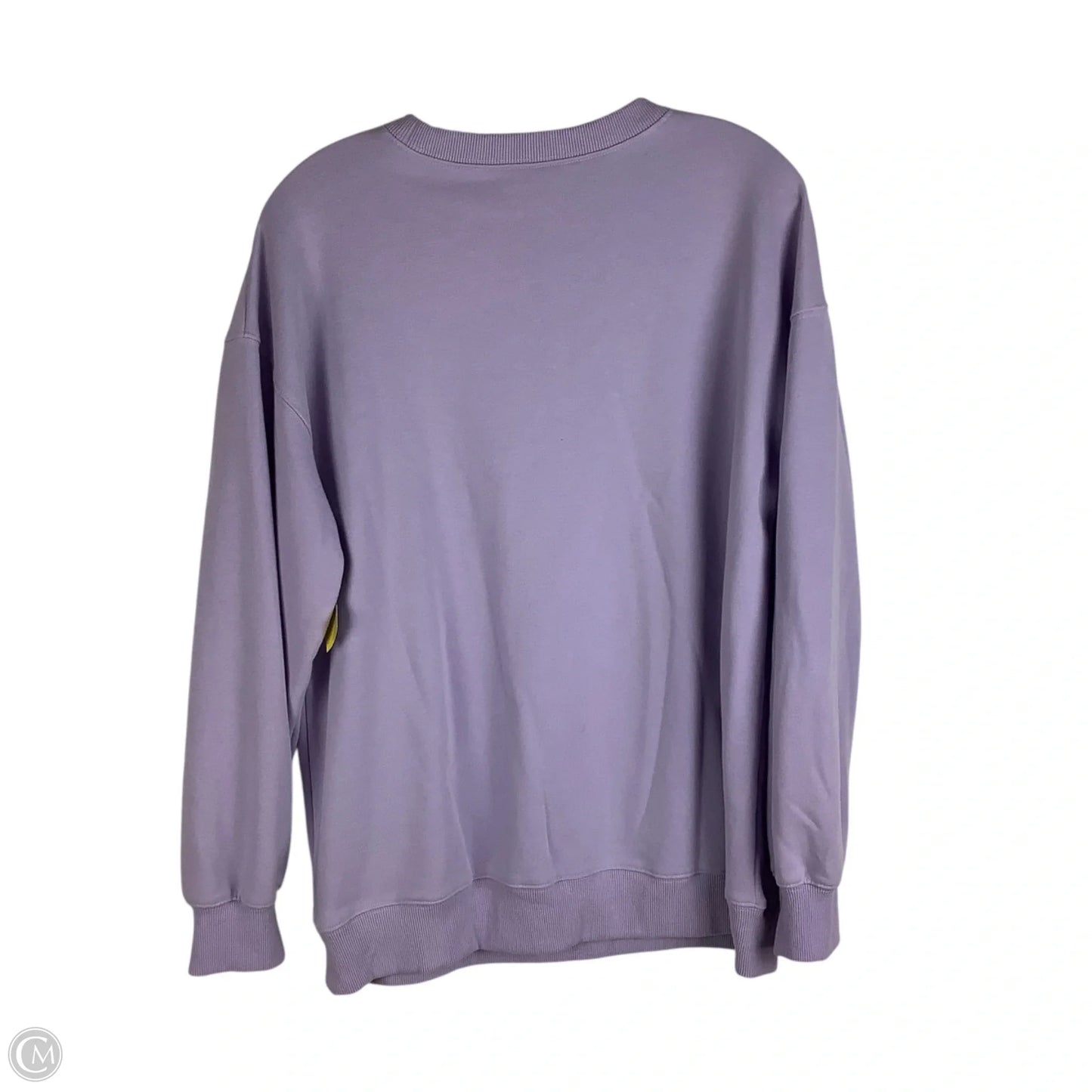 Sweatshirt Crewneck By Clothes Mentor In Purple, Size: L