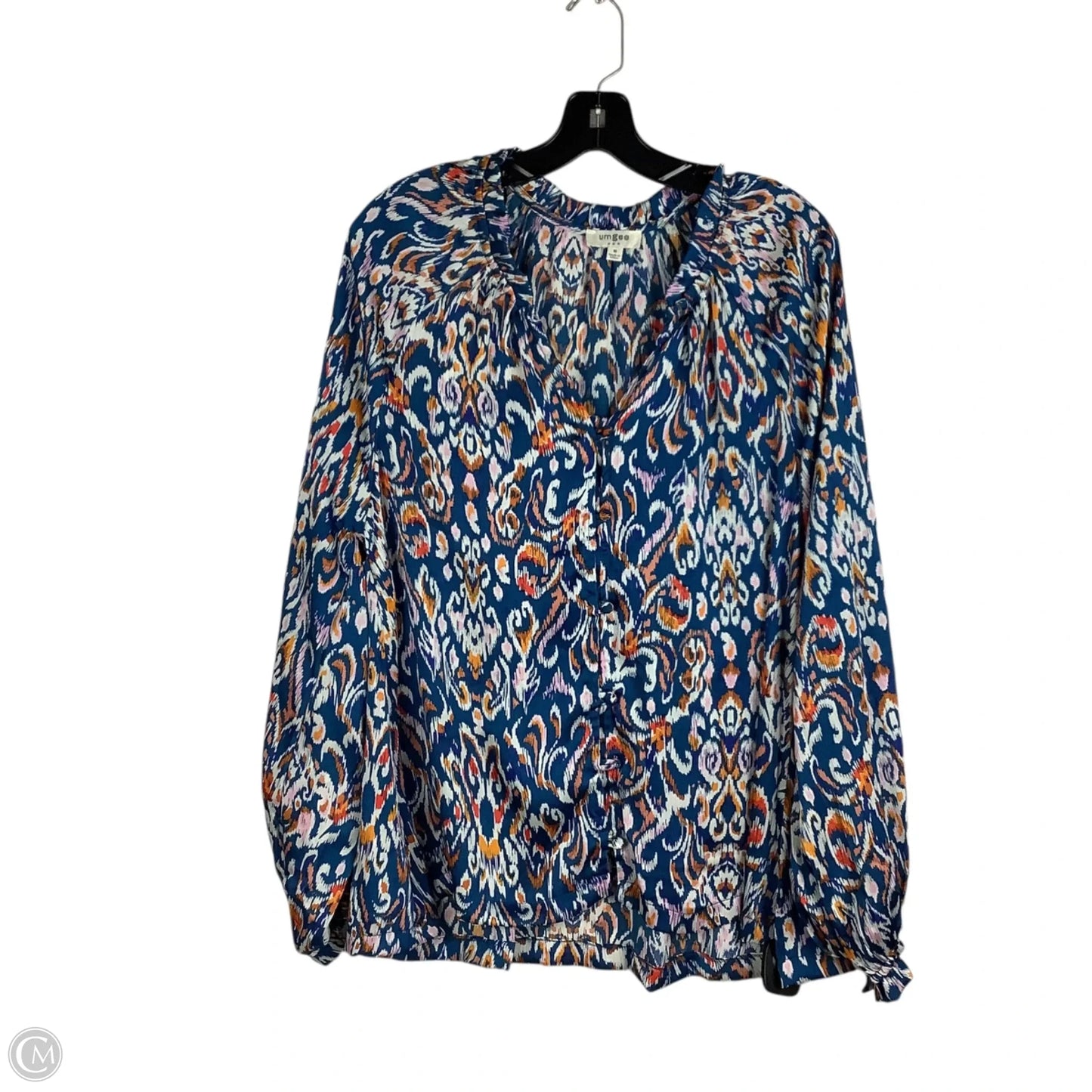 Top Long Sleeve By Umgee In Blue, Size: M