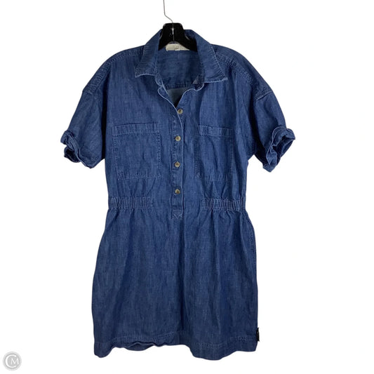 Dress Casual Short By Loft In Blue Denim, Size: 12